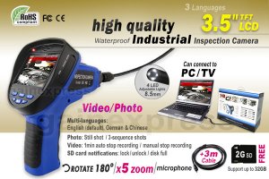 cia370-3-5-endoscope-borescope-8-5mm-dia-scope-video-sound-recording-2g-sd-card-4m